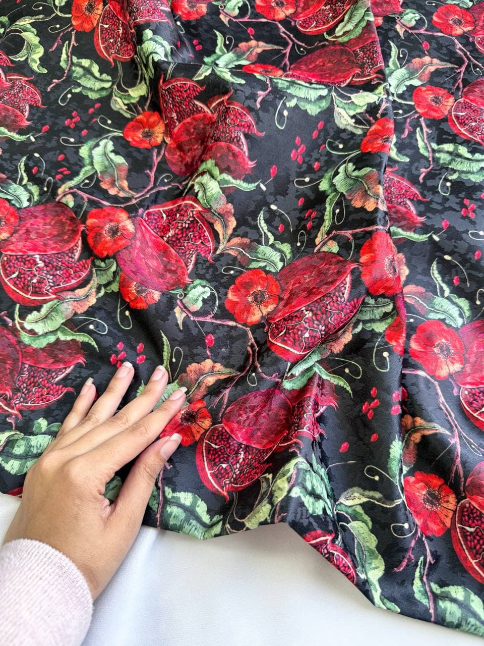 انار خاتون ژاکارد ساتنی
